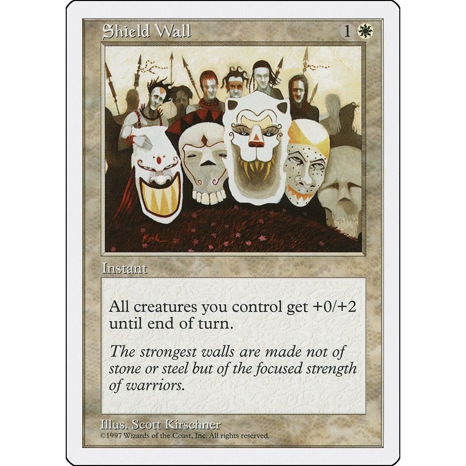 Image for Shield Wall (5ED) - Magic: The Gathering