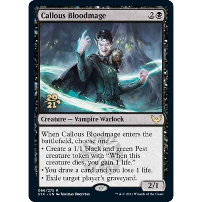 Image for Callous Bloodmage (66) (PRE) - Magic: The Gathering