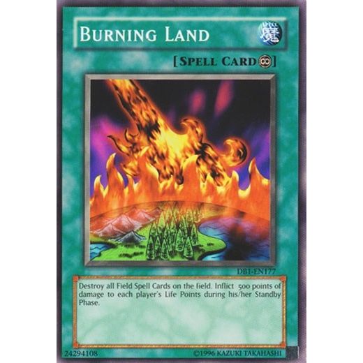 Image for Burning Land (DB1-EN177) (DB1) - YuGiOh