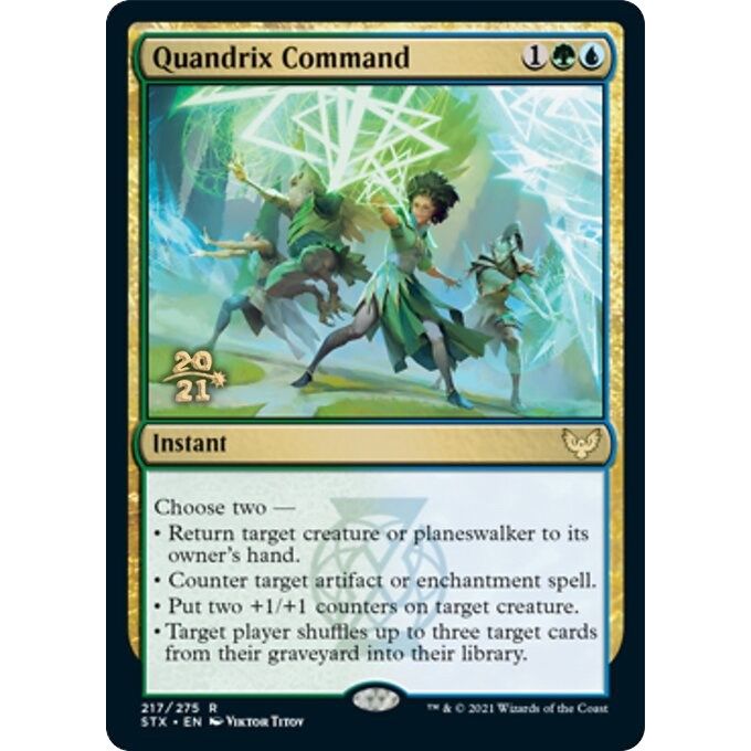 Image for Quandrix Command (217) (PRE) - Magic: The Gathering