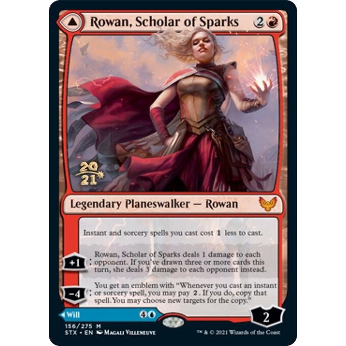Image for Rowan, Scholar of Sparks (156) (PRE) - Magic: The Gathering