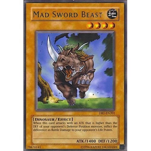 Image for Mad Sword Beast (DB1-EN201) (DB1) - YuGiOh