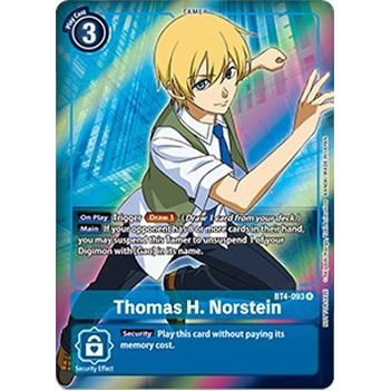 Image for Thomas H. Norstein (Box Topper) (BT4-093 R) (BT04) - Digimon Card Game