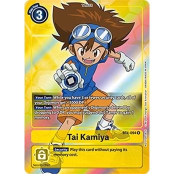 Image for Tai Kamiya (Box Topper) (BT4-094 R) (BT04) - Digimon Card Game