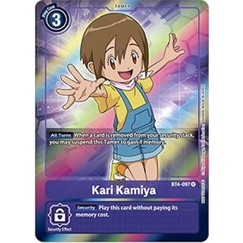 Image for Kari Kamiya (Box Topper) (BT4-097 R) (BT04) - Digimon Card Game