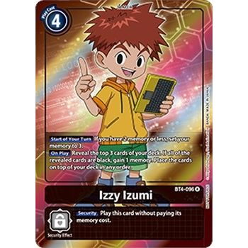 Image for Izzy Izumi (Box Topper) (BT4-096 R) (BT04) - Digimon Card Game