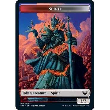 Image for Spirit (6) // Inkling (4) Double-sided Token (6 // 4) (STX) - Magic: The Gathering