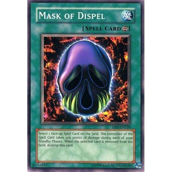 Image for Mask of Dispel (DB1-EN220) (DB1) - YuGiOh