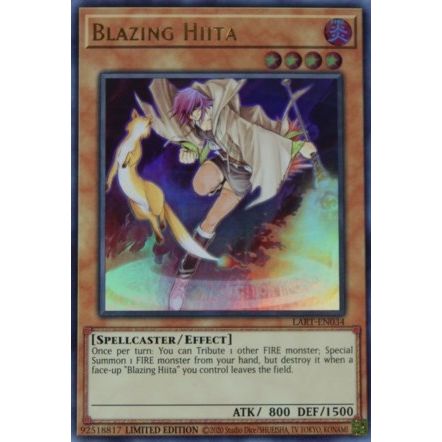 Image for Blazing Hiita (LART-EN034) (LART) - YuGiOh