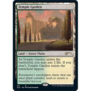 Image for Temple Garden (127) (SLD) - Magic: The Gathering