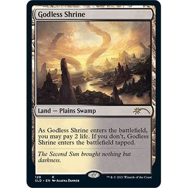 Image for Godless Shrine (128) (SLD) - Magic: The Gathering