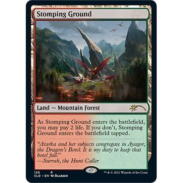 Image for Stomping Ground (126) (SLD) - Magic: The Gathering