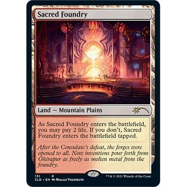 Image for Sacred Foundry (131) (SLD) - Magic: The Gathering