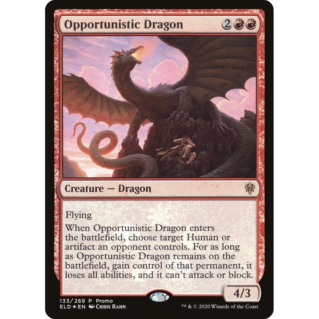 Image for Opportunistic Dragon (133) (MEDIA) - Magic: The Gathering