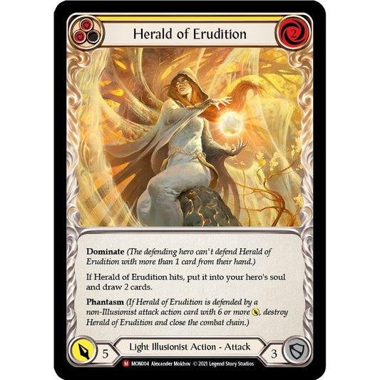 Image for Herald of Erudition (MON004) (MON) - Flesh and Blood TCG