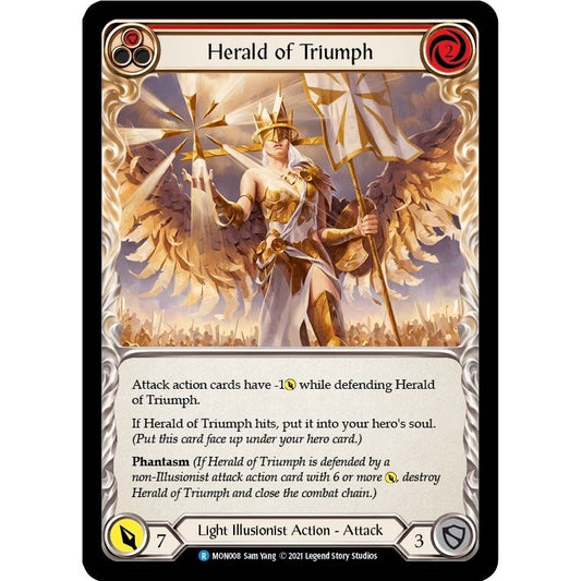 Image for Herald of Triumph (Red) (MON008) (MON) - Flesh and Blood TCG