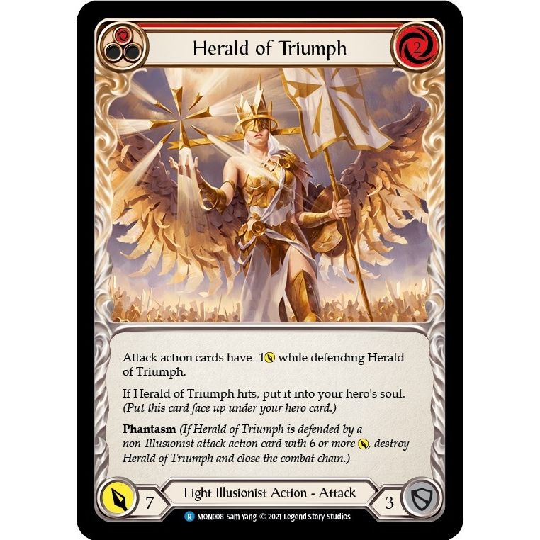 Image for Herald of Triumph (Red) (MON008) (MON) - Flesh and Blood TCG