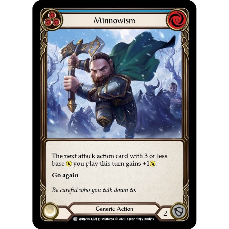 Image for Minnowism (Blue) (MON298) (MON) - Flesh and Blood TCG