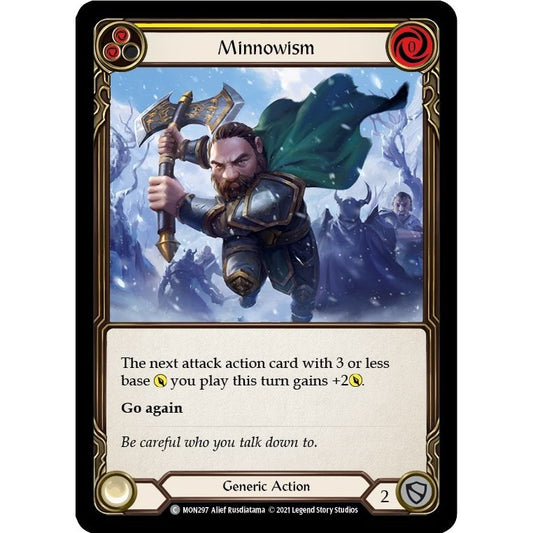 Image for Minnowism (Yellow) (MON297) (MON) - Flesh and Blood TCG