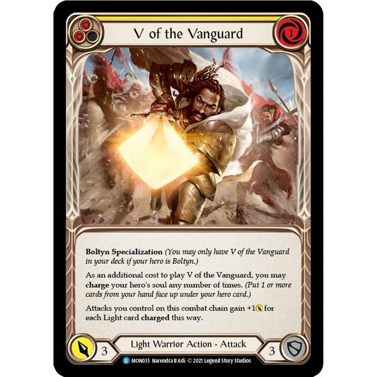 Image for V of the Vanguard (MON035) (MON) - Flesh and Blood TCG