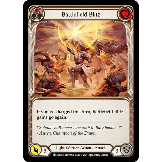 Image for Battlefield Blitz (Red) (MON036) (MON) - Flesh and Blood TCG