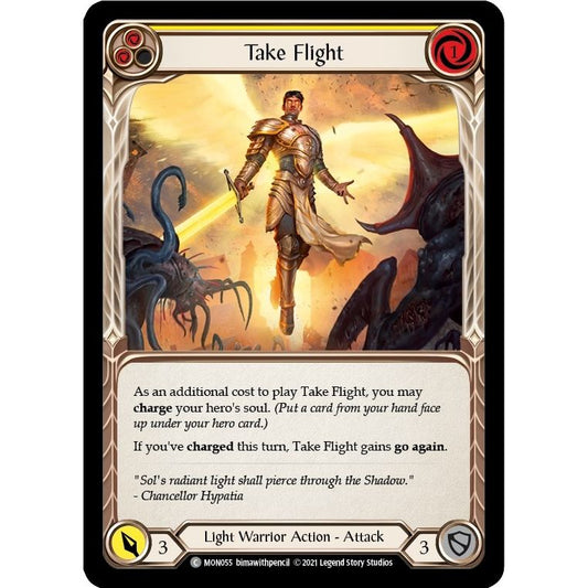 Image for Take Flight (Yellow) (MON055) (MON) - Flesh and Blood TCG