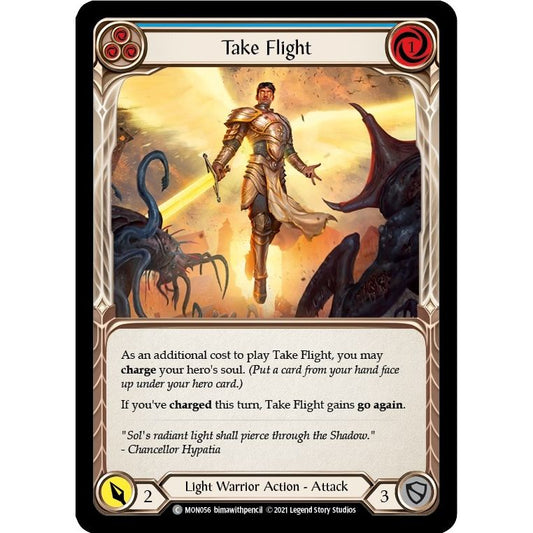 Image for Take Flight (Blue) (MON056) (MON) - Flesh and Blood TCG