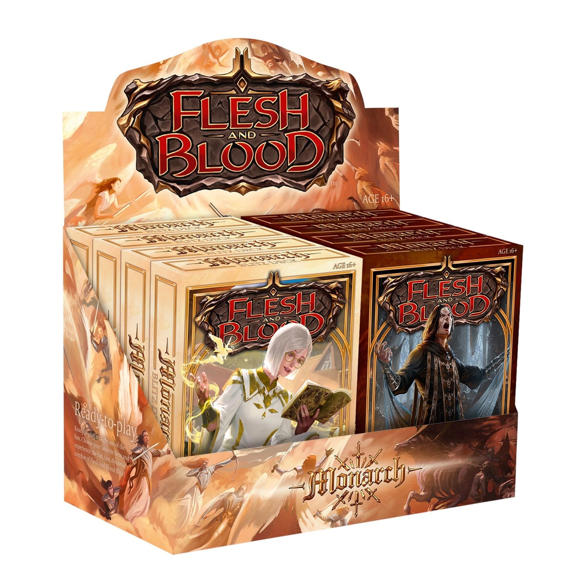 Image for Monarch Blitz Deck Display - Flesh and Blood TCG
