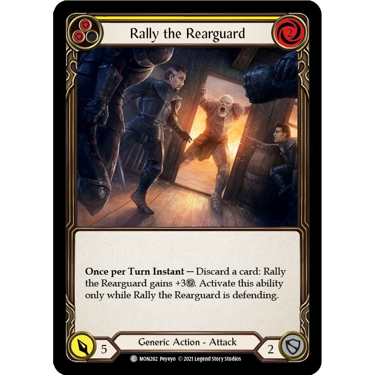 Image for Rally the Rearguard (Yellow) (MON282) (MON) - Flesh and Blood TCG