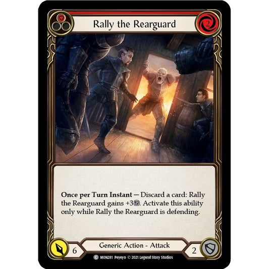Image for Rally the Rearguard (Red) (MON281) (MON) - Flesh and Blood TCG