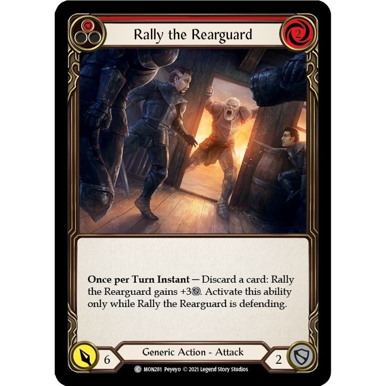 Image for Rally the Rearguard (Red) (MON281) (MON) - Flesh and Blood TCG