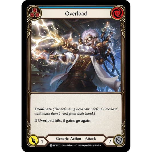Image for Overload (Blue) (MON277) (MON) - Flesh and Blood TCG