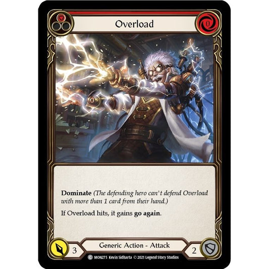 Image for Overload (Red) (MON275) (MON) - Flesh and Blood TCG