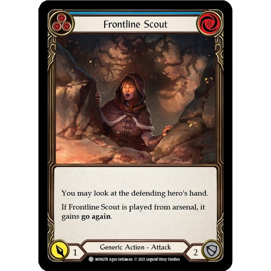 Image for Frontline Scout (Blue) (MON274) (MON) - Flesh and Blood TCG