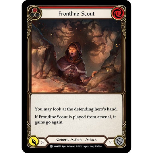Image for Frontline Scout (Red) (MON272) (MON) - Flesh and Blood TCG