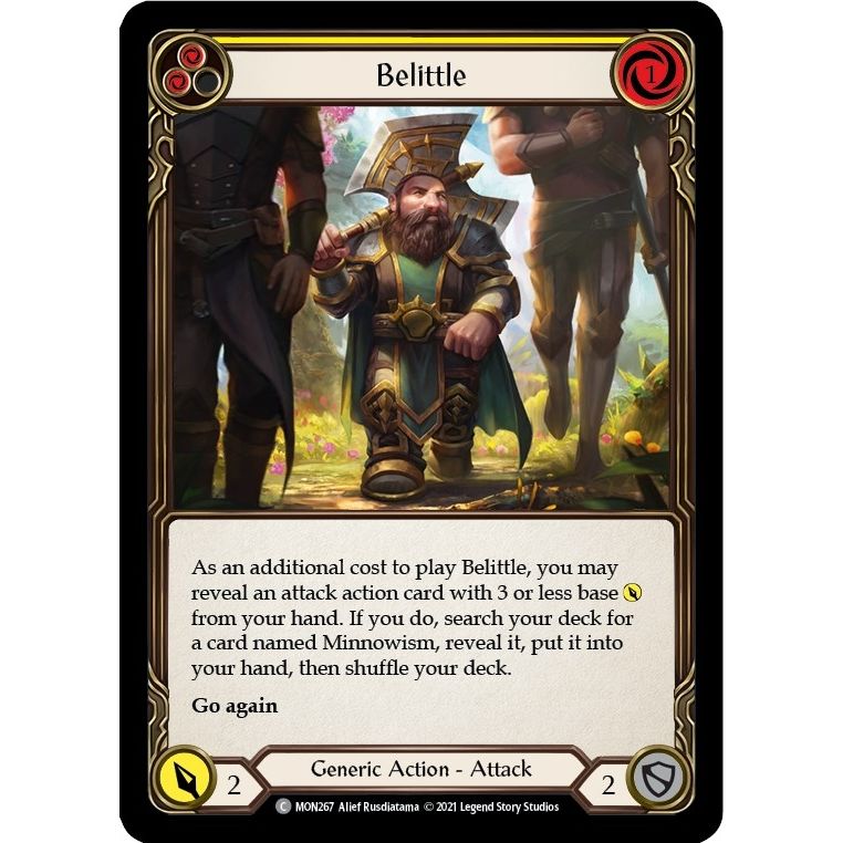 Image for Belittle (Yellow) (MON267) (MON) - Flesh and Blood TCG