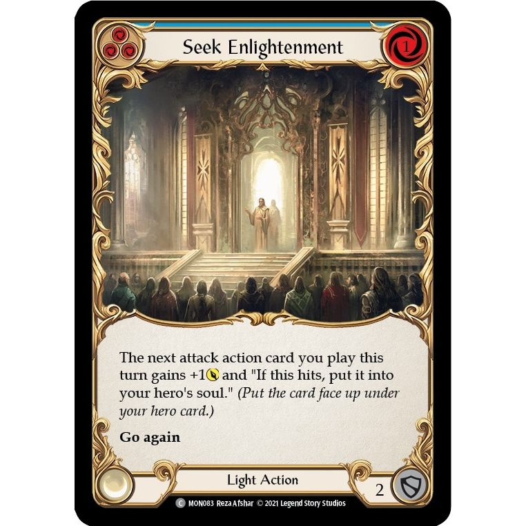 Image for Seek Enlightenment (Blue) (MON083) (MON) - Flesh and Blood TCG