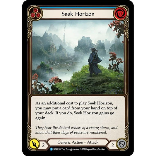 Image for Seek Horizon (Blue) (MON253) (MON) - Flesh and Blood TCG