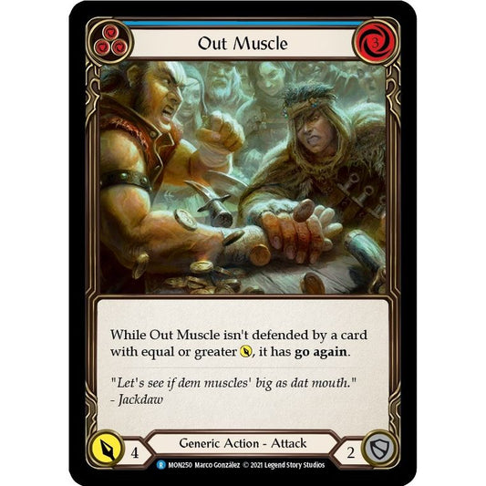 Image for Out Muscle (Blue) (MON250) (MON) - Flesh and Blood TCG
