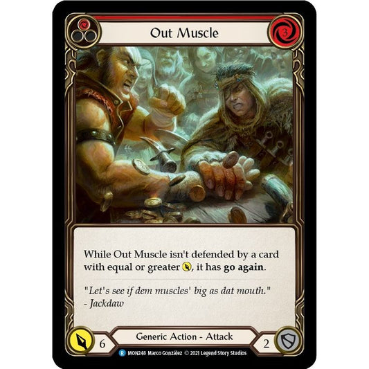 Image for Out Muscle (Red) (MON248) (MON) - Flesh and Blood TCG