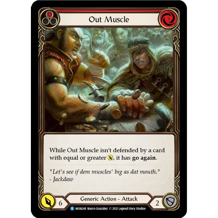 Image for Out Muscle (Red) (MON248) (MON) - Flesh and Blood TCG