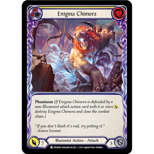 Image for Enigma Chimera (Yellow) (MON099) (MON) - Flesh and Blood TCG