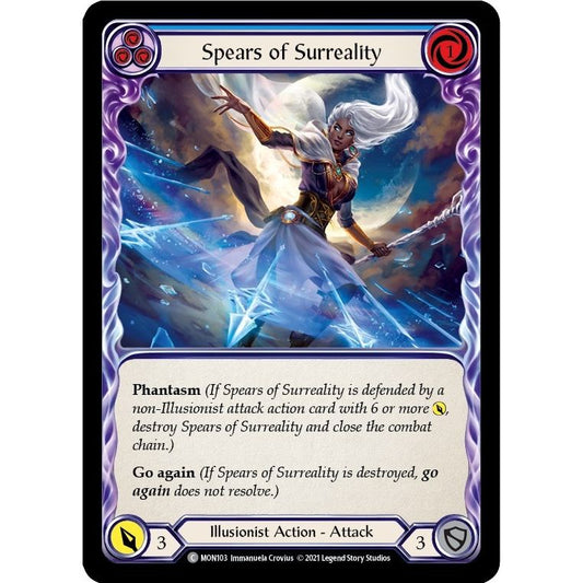 Image for Spears of Surreality (Blue) (MON103) (MON) - Flesh and Blood TCG