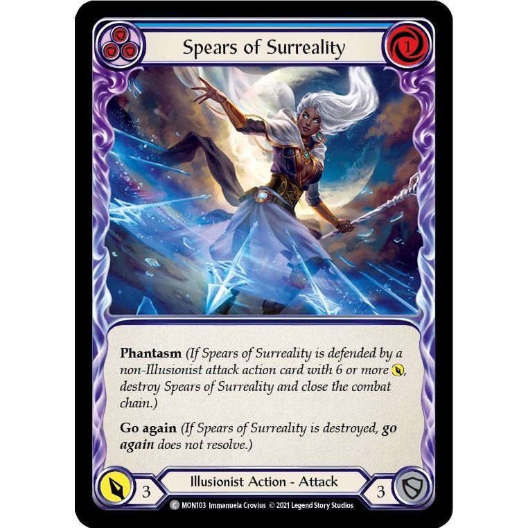 Image for Spears of Surreality (Blue) (MON103) (MON) - Flesh and Blood TCG