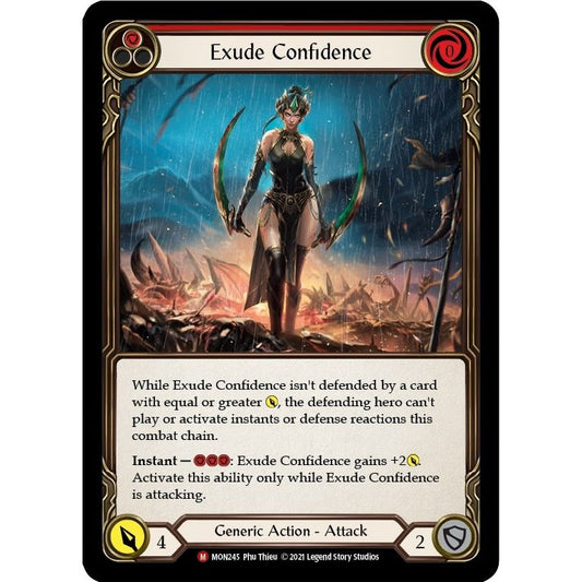 Image for Exude Confidence (MON245) (MON) - Flesh and Blood TCG