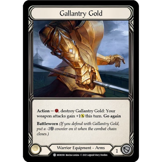 Image for Gallantry Gold (MON108) (MON) - Flesh and Blood TCG