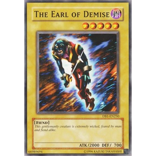 Image for The Earl of Demise (DB1-EN250) (DB1) - YuGiOh