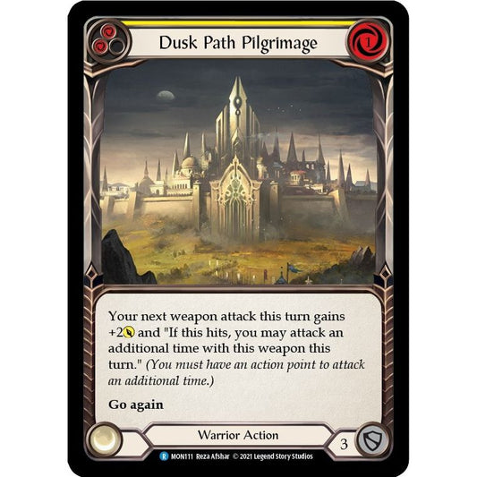 Image for Dusk Path Pilgrimage (Yellow) (MON111) (MON) - Flesh and Blood TCG