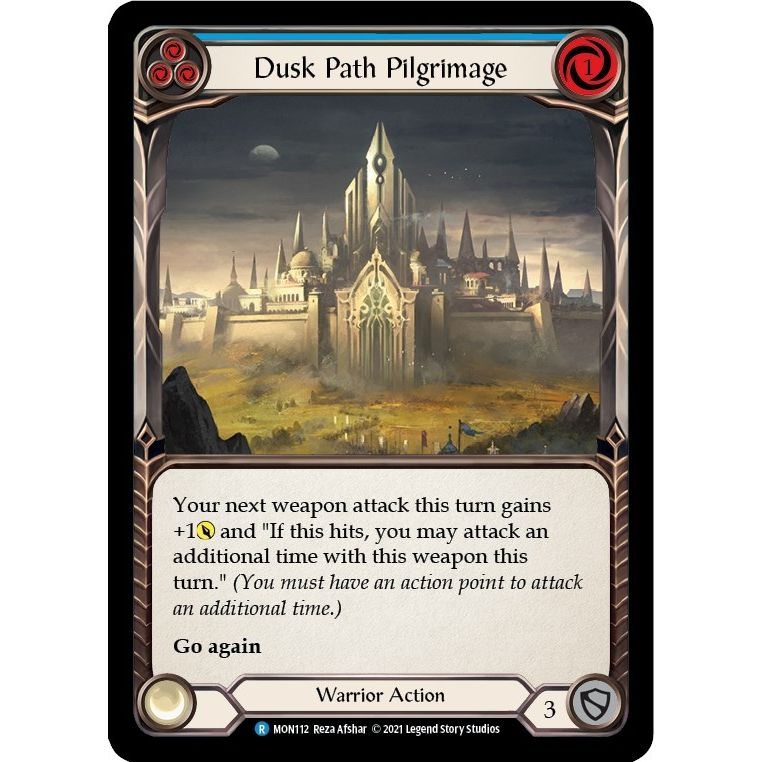 Image for Dusk Path Pilgrimage (Blue) (MON112) (MON) - Flesh and Blood TCG