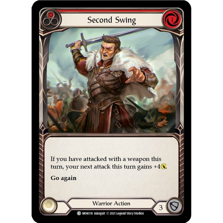 Image for Second Swing (Red) (MON116) (MON) - Flesh and Blood TCG